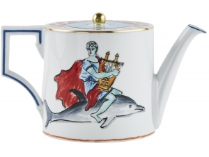 Ginori Il Viaggio Di Nettuno White Teapot